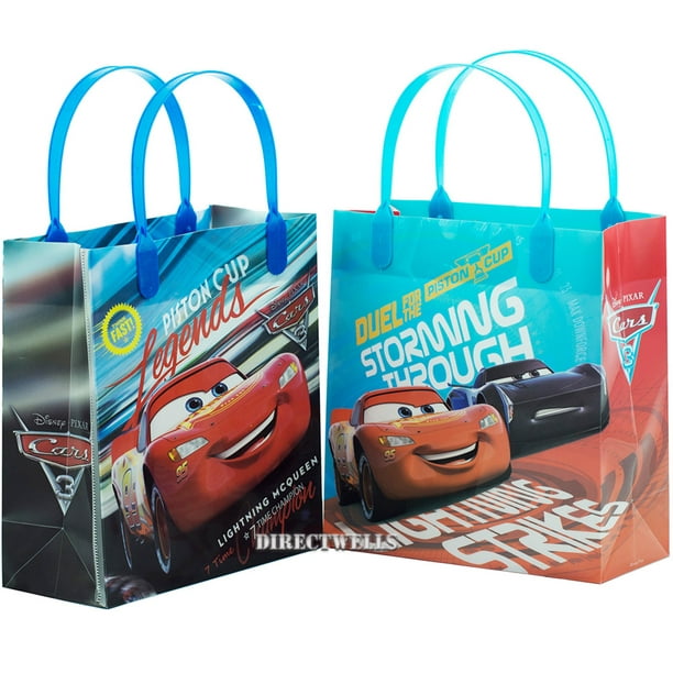 6pcs Disney Cars Mc Queen Party Goodie Bags Party Favor Paper Gift Bags 
